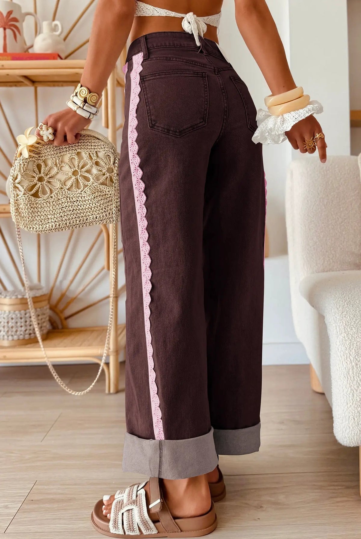 The Elaina Jeans - Coffee — view 2