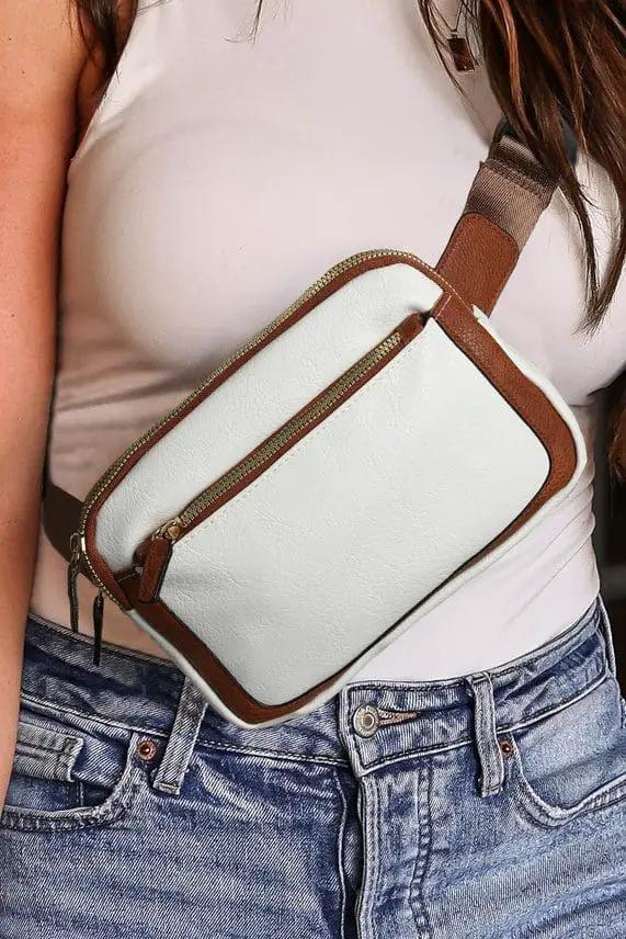 Little Daisy Closet PU Leather Crossbody Bag - Cross Body Bags