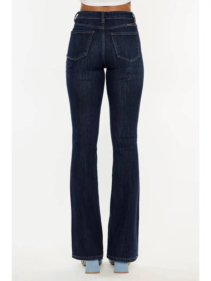 KanCan KanCan Marietta High Rise Bootcut Jeans – Dark Wash - Jeans Dark wash high rise bootcut