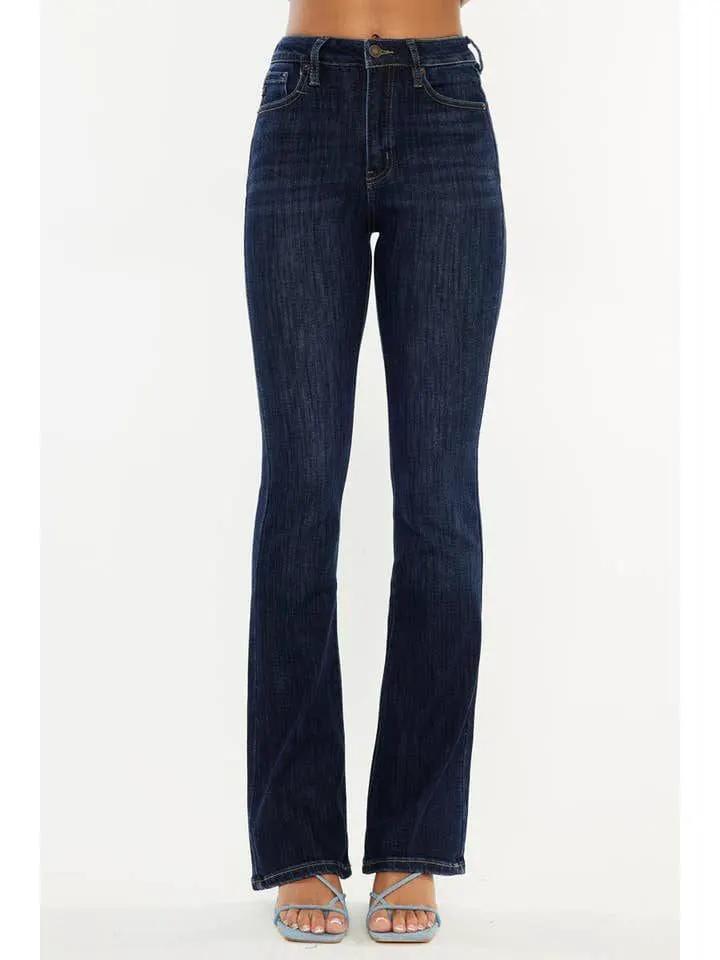 KanCan KanCan Marietta High Rise Bootcut Jeans – Dark Wash - Jeans Dark wash high rise bootcut