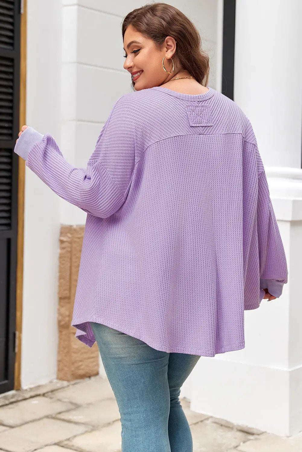 Grateful Threads Boutique Orchid Petal Flowy Top PLUS - Clothing Tops