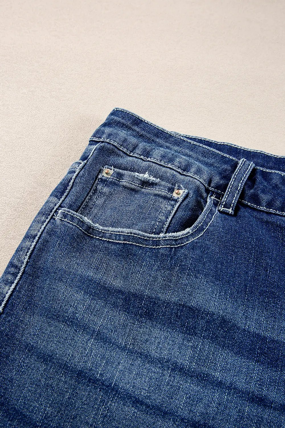 Grateful Threads Boutique Dirty Blue Plus Size High Waist Side Slits Flare Jeans - Jeans