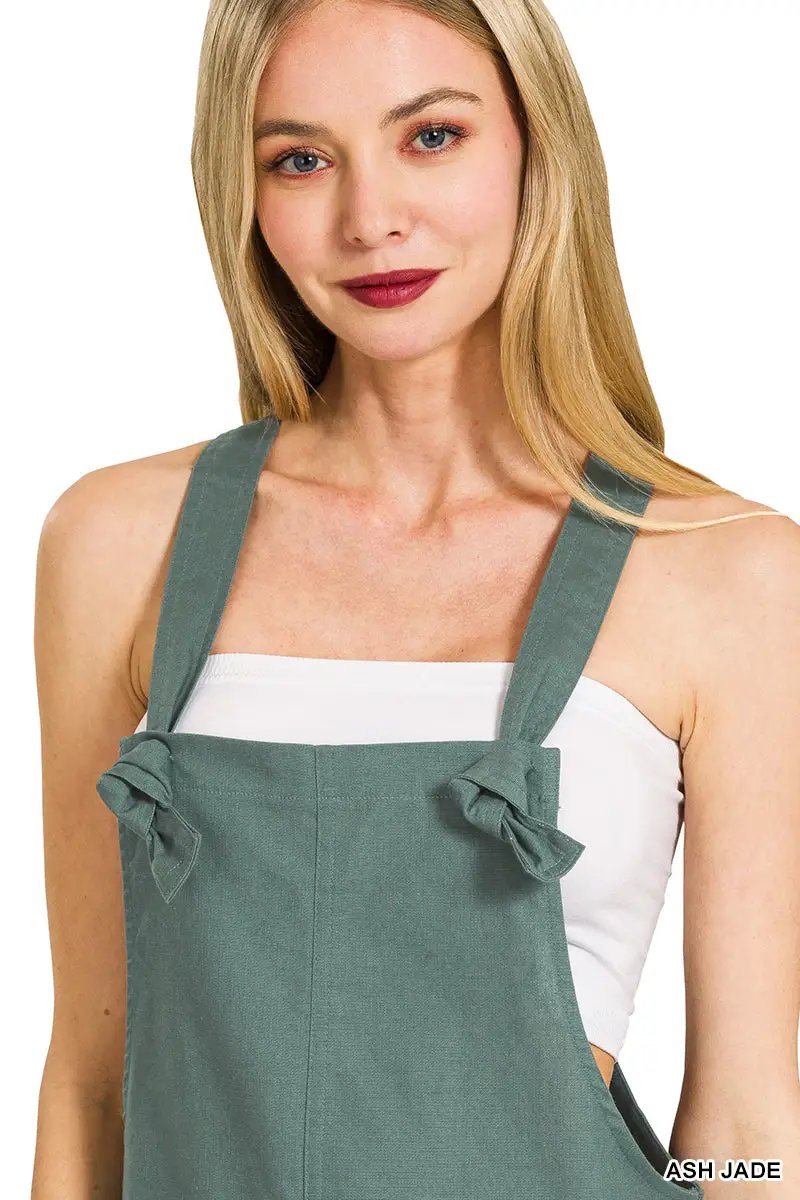 Zenana Zenana Woven Knot Strap Rompers - Baby One-Pieces Zenana Woven Knot Strap Rompers