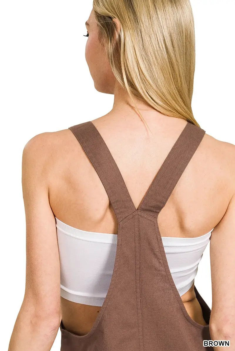 Zenana Zenana Woven Knot Strap Rompers - Baby One-Pieces Zenana Woven Knot Strap Rompers
