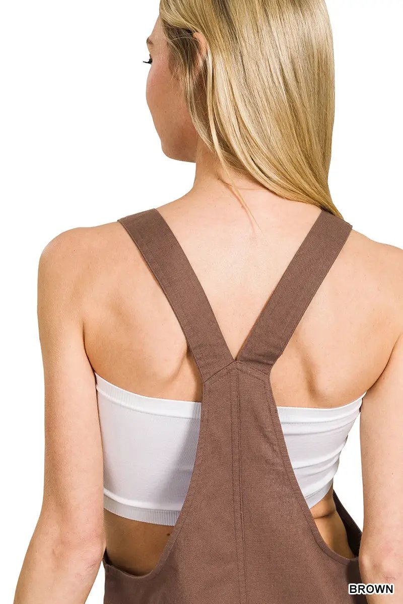 Zenana Zenana Woven Knot Strap Rompers - Baby One-Pieces Zenana Woven Knot Strap Rompers