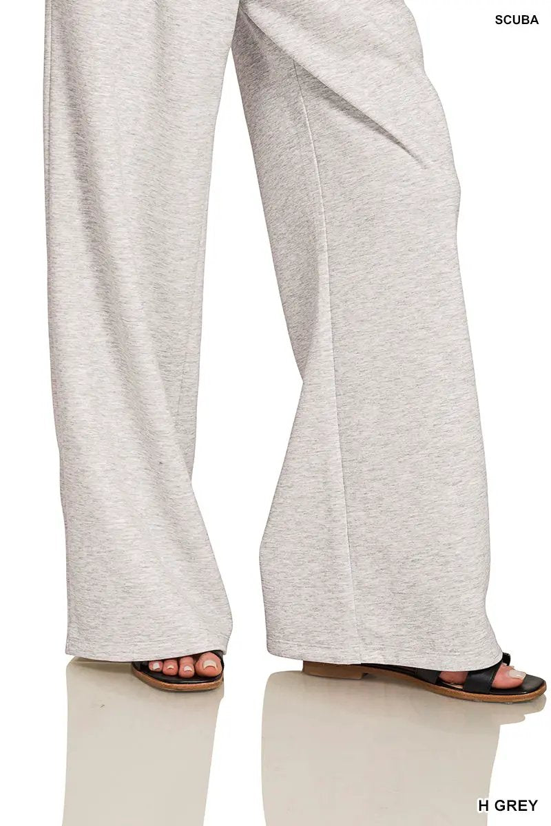 Grateful Threads Boutique Zenana Scuba Crewneck Pullover & Pants 2 Pieces Set - Outfit Sets Zenana Scuba Crewneck Pullover & Pants 2 Pieces Set