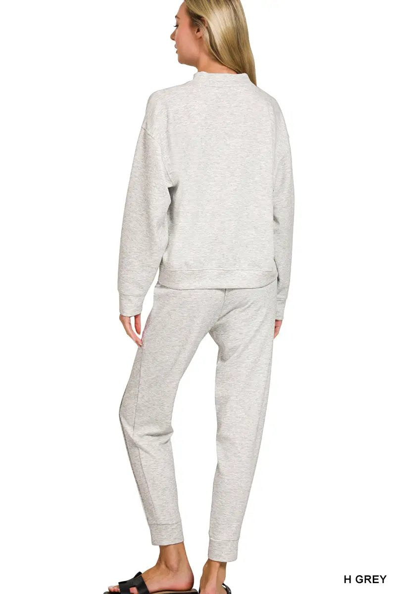 Zenana The Zenana Everyday Elevated Scuba Set - Outfit Sets