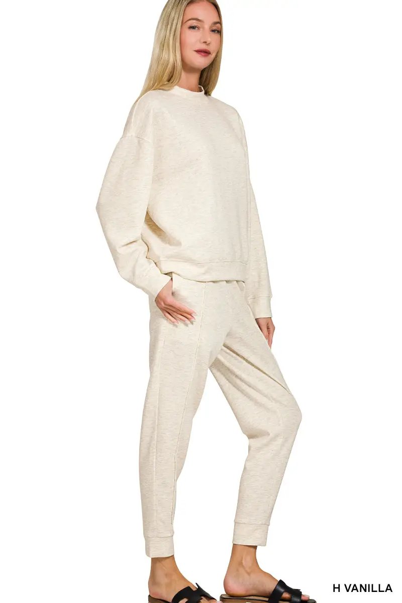 Zenana The Zenana Everyday Elevated Scuba Set - Outfit Sets