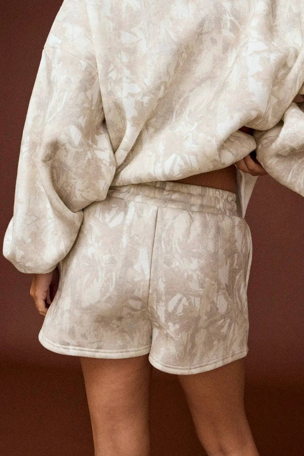 Papermoon The Woodland Camo Crewneck Set: Off White Camo - Outfit Sets