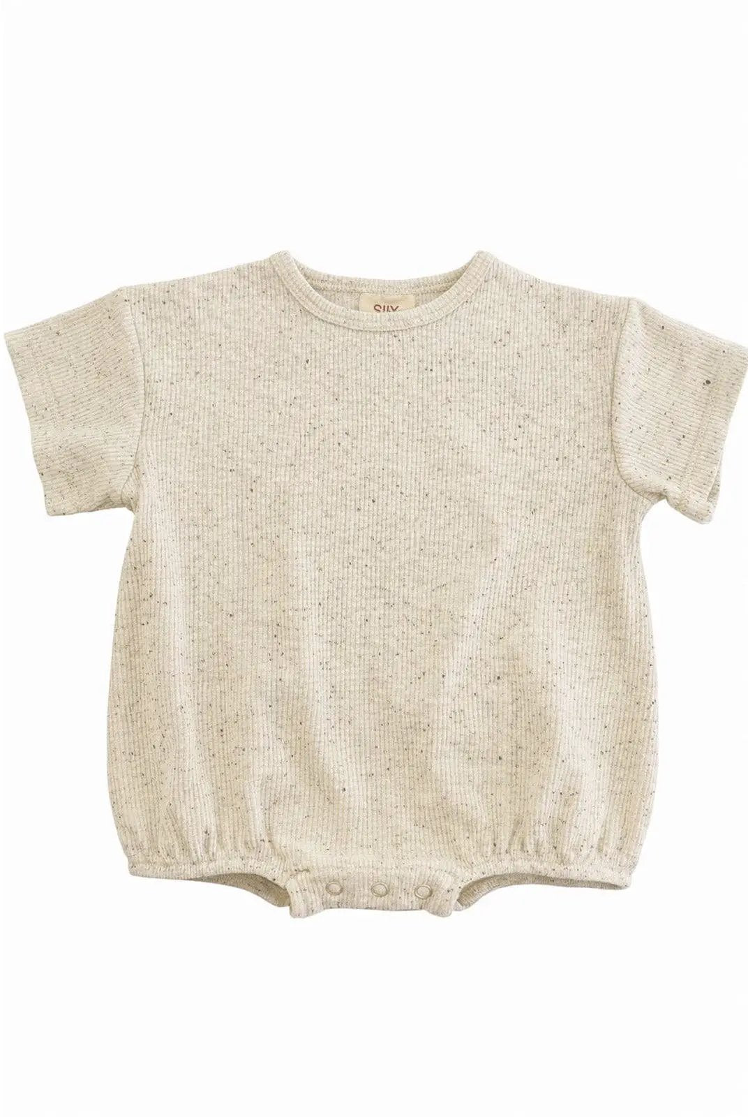 SIIX Collection SIIX Collection - Cream Speckle / T-Shirt Bubble - Baby One-Pieces