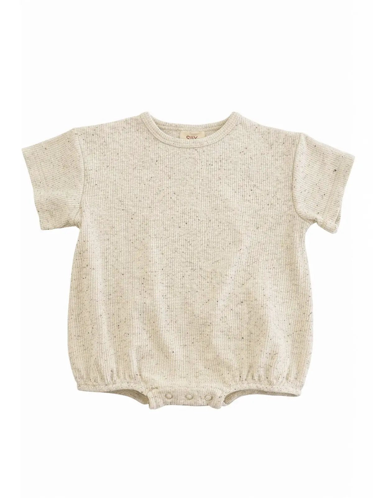 SIIX Collection SIIX Collection - Cream Speckle / T-Shirt Bubble - Baby One-Pieces