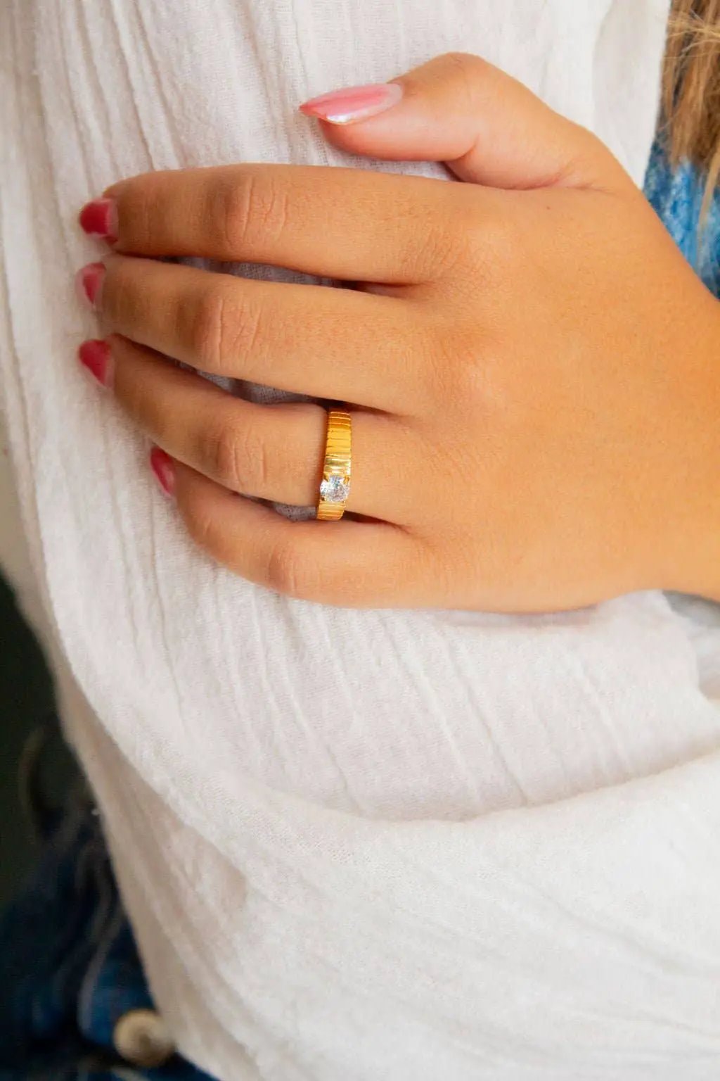Shop ANDi Crystal Everyday Ring - Rings