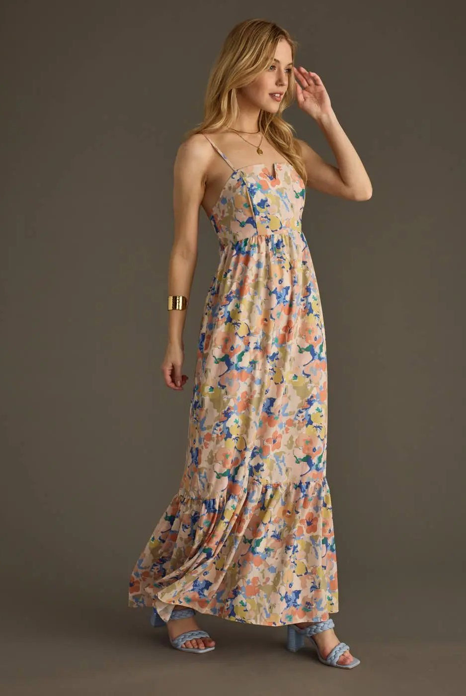 Panache Apparel Co. The Sorbet Floral Maxi Dress - Dresses
