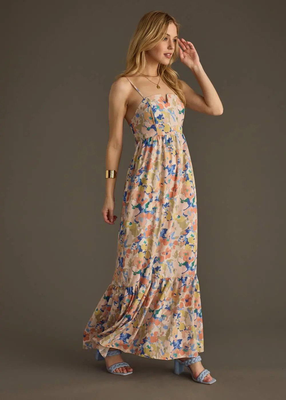 Panache Apparel Co. The Sorbet Floral Maxi Dress - Dresses