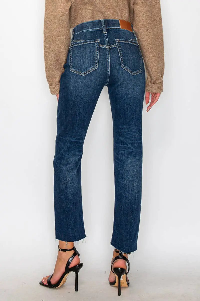 ARTEMIS VINTAGE Artemis Vintage Tummy Control High Rise Straight Jeans - Jeans