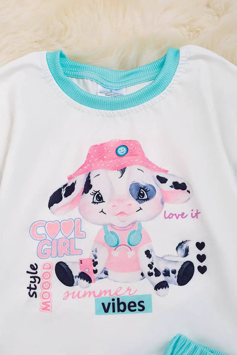 Kids Charm Online The “Cool Girl” Gingham Short Set - Outfit Sets