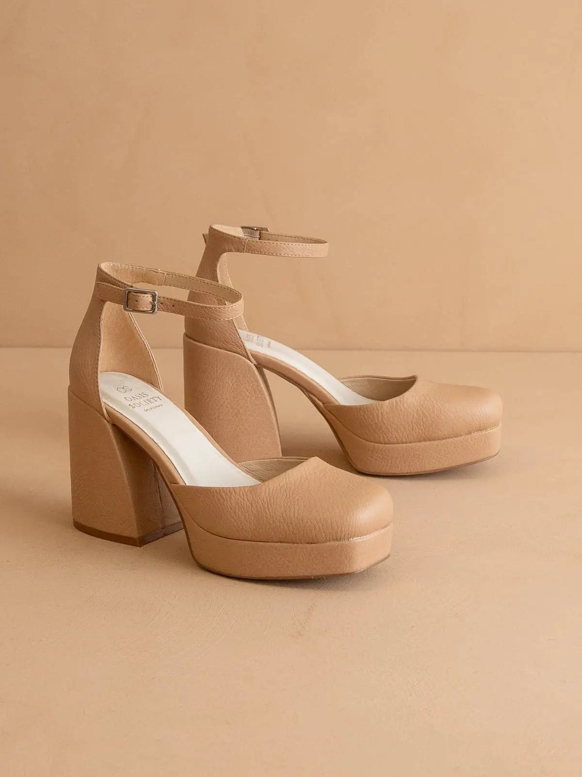OASIS SOCIETY The Oslo Apricot Mary Jane - Heels