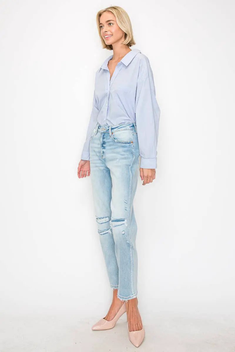 ARTEMIS VINTAGE Artemis Vintage High Rise Straight Jeans - Jeans