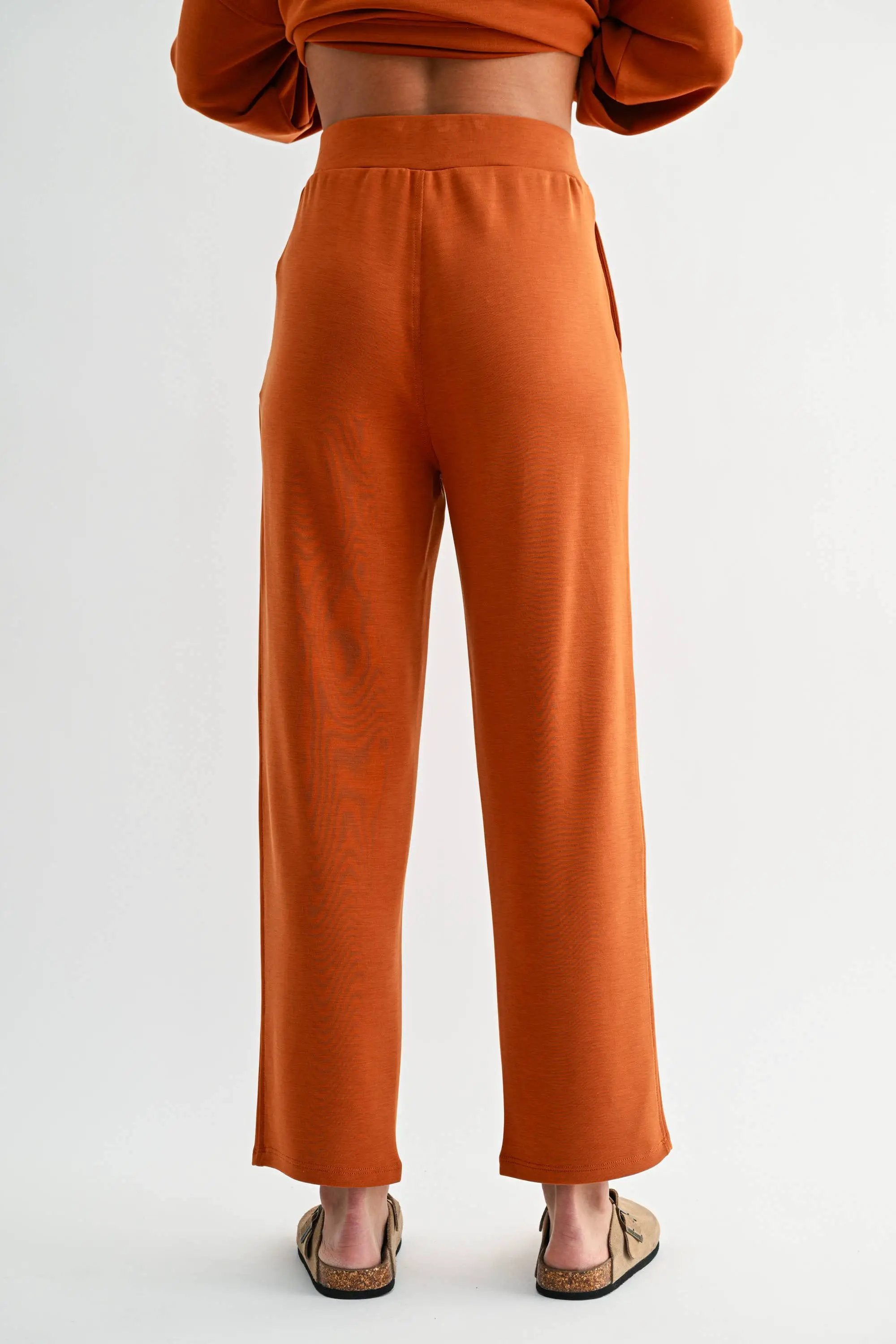 Mono B Mono B - Laguna Soft Drape Cropped Pants - Trousers Mono B - Laguna Soft Drape Cropped Pants