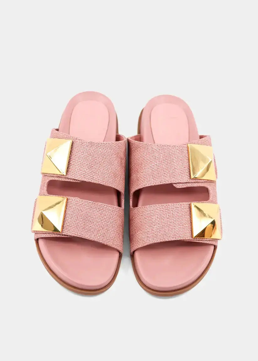 Shu Shop Shu Shop BERNARDA: Woven Blush - Sandals