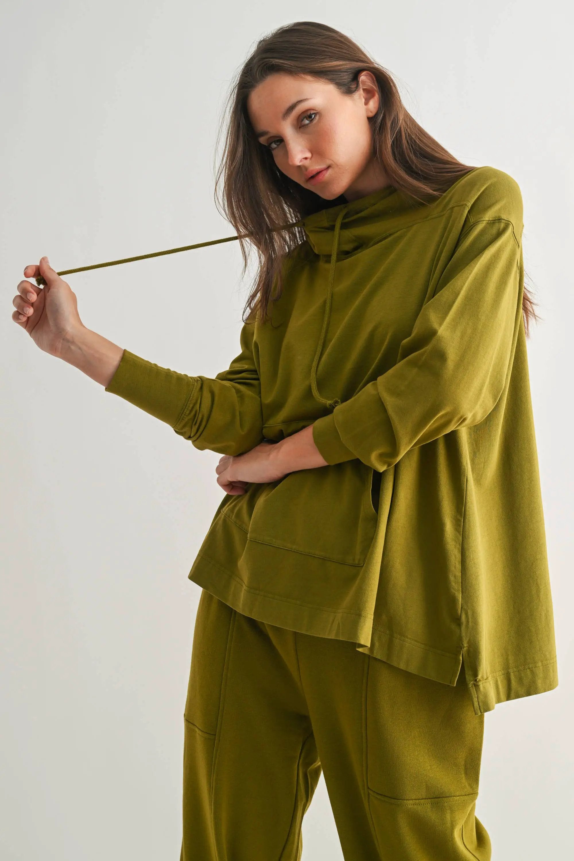 Mono B Mono B - Fieldstone Pima Cotton Hoodie in Camo Green - Hoodies Mono B - Fieldstone Pima Cotton Hoodie Rich text editor