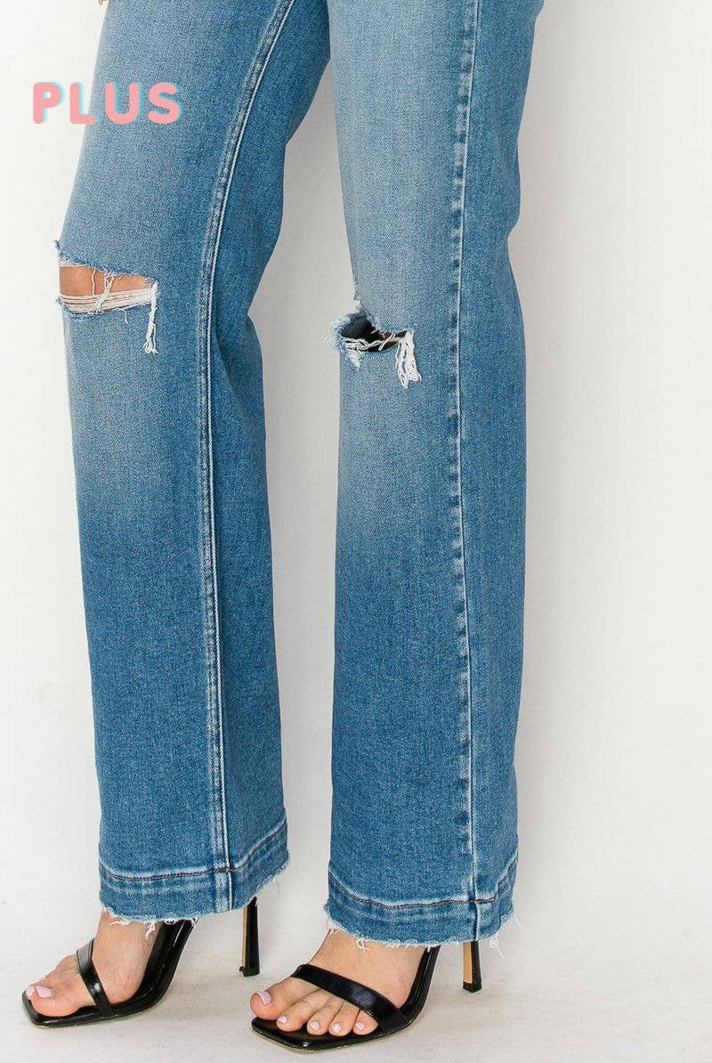 ARTEMIS VINTAGE Artemis Vintage High Rise Straight Leg PLUS Jeans - Jeans
