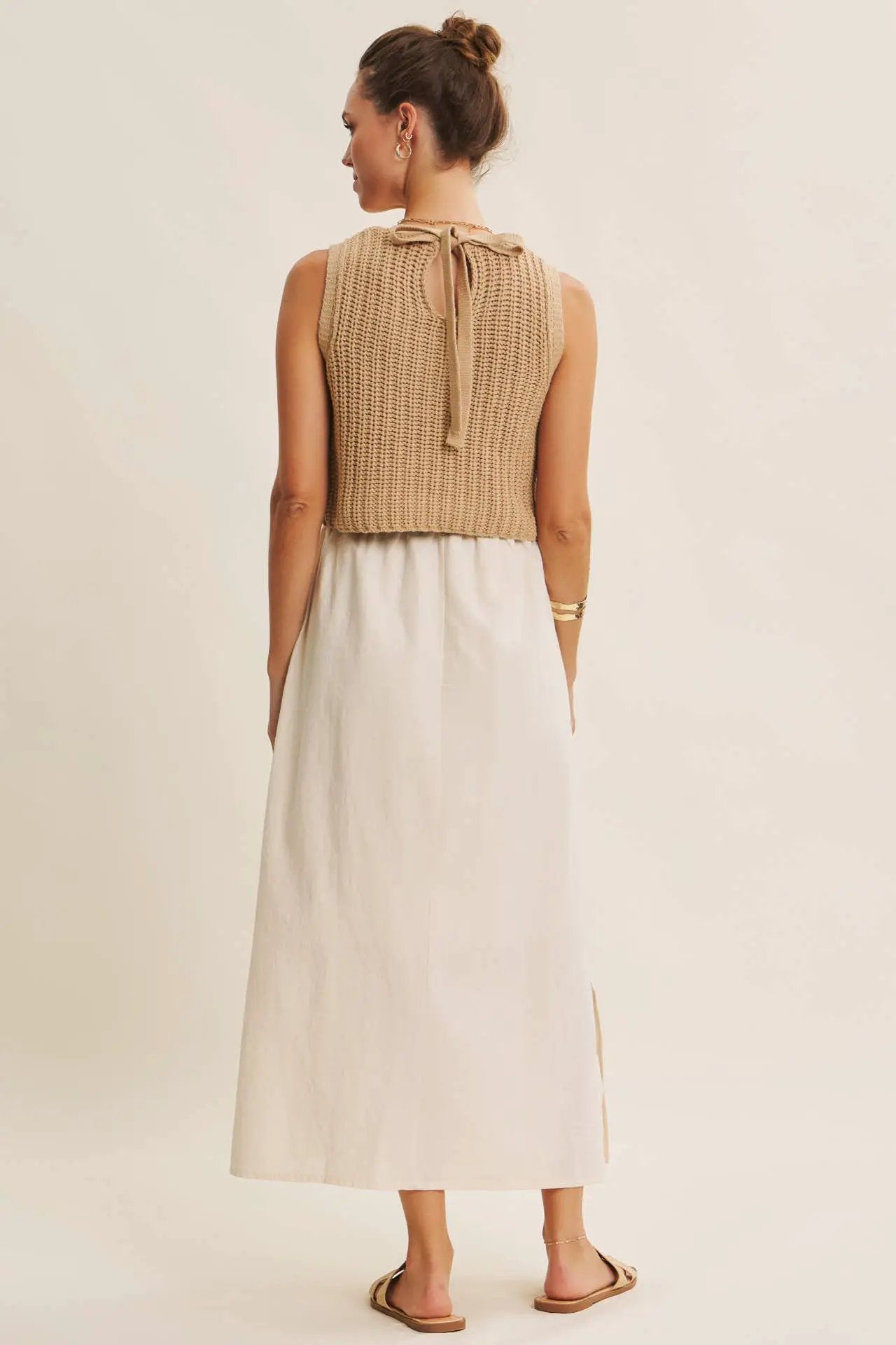 in february The Warm Glow Twofer Midi Dress - Dresses