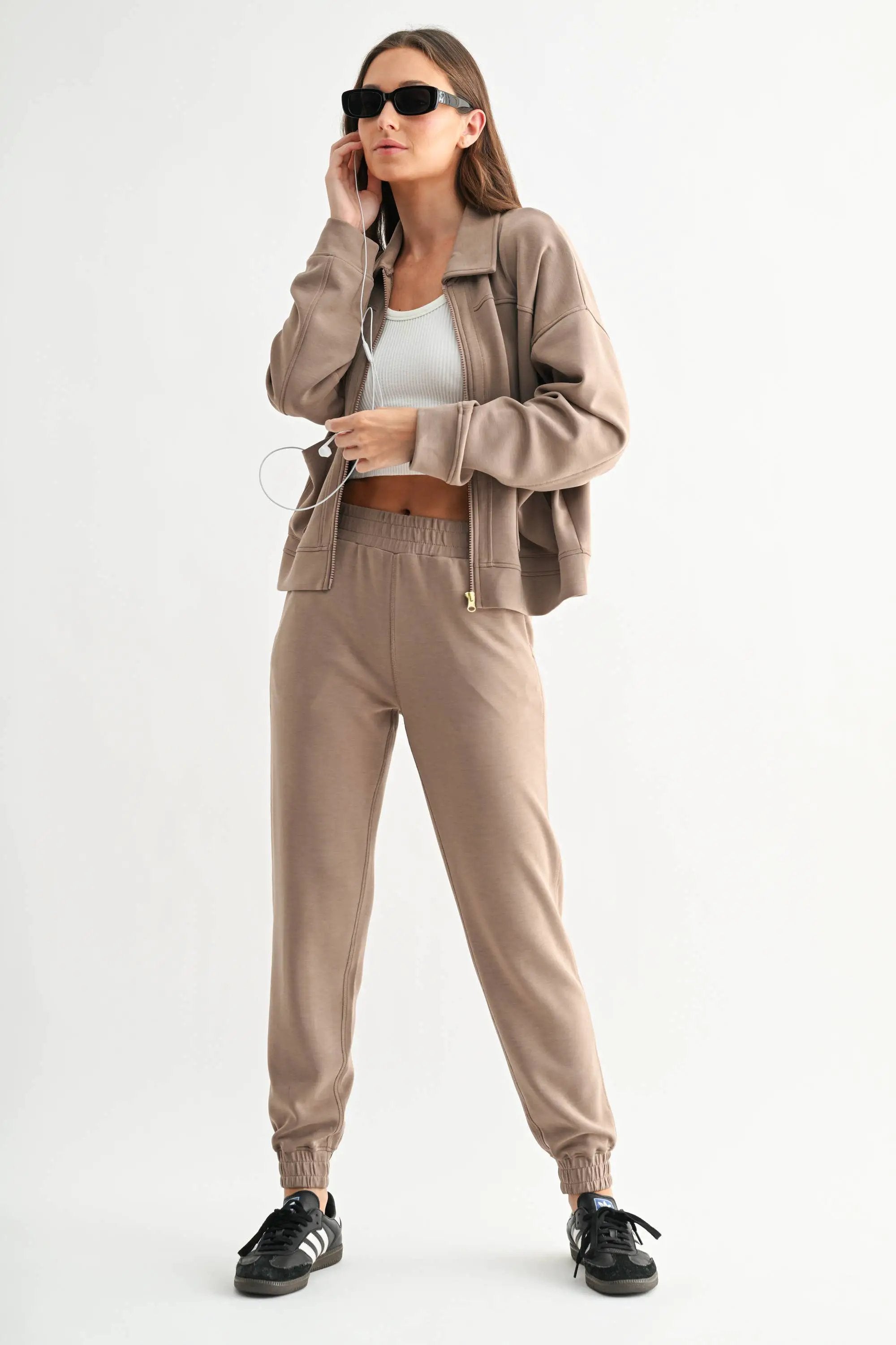 Mono B Mono B - Laguna Flow Zip-Up Utility Jacket - Jackets Mono B - Laguna Flow Zp-Up Utility Jacket