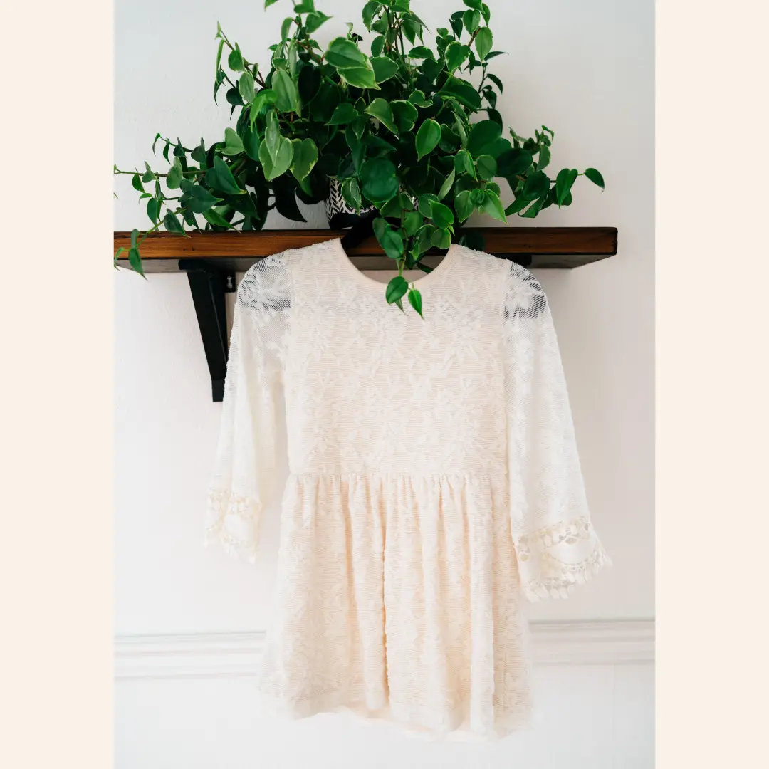 HAHA MAMA Clothing Ivory Lace Mommy & Me Dress - Mini - Baby & Children's Dresses