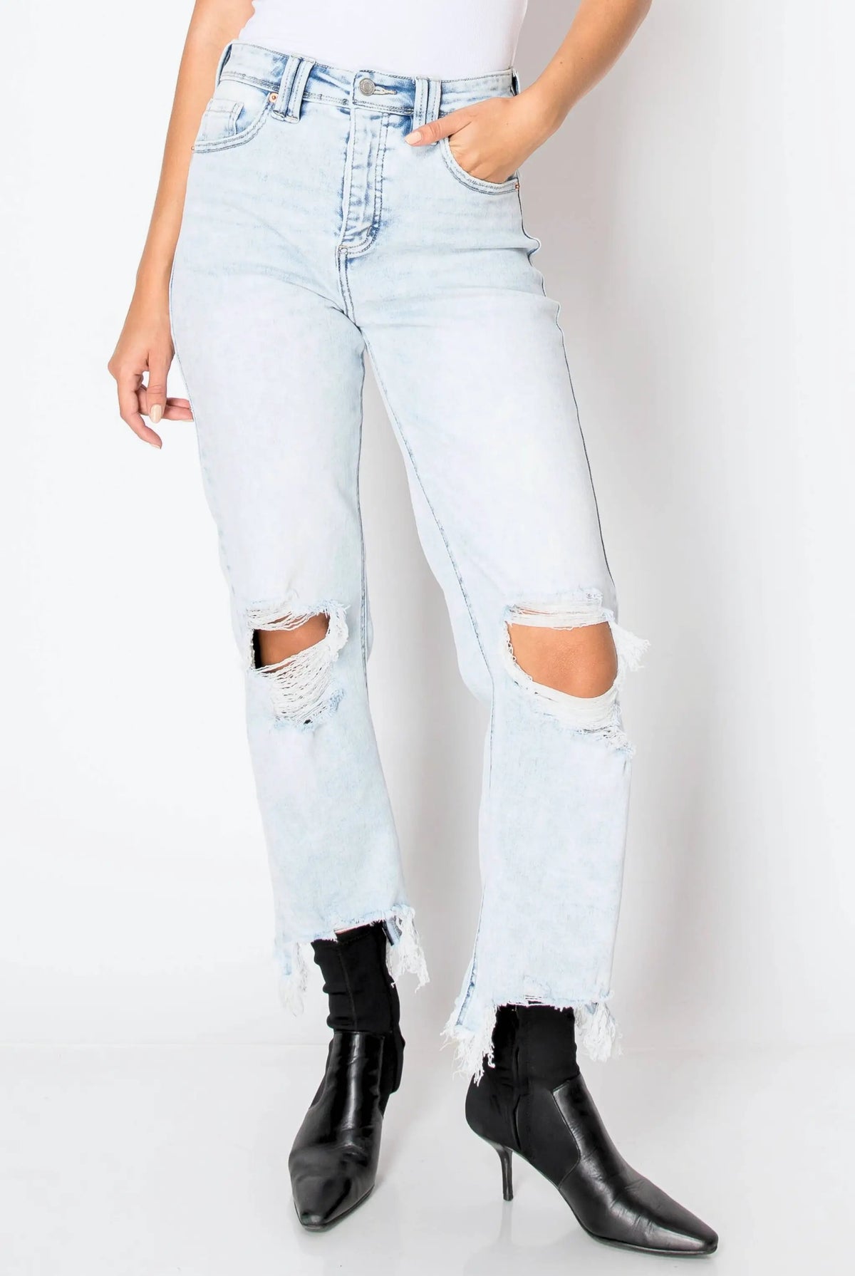 ARTEMIS VINTAGE Artemis Vintage Sculpt & Shape High-Rise Wide Leg Jeans - Jeans
