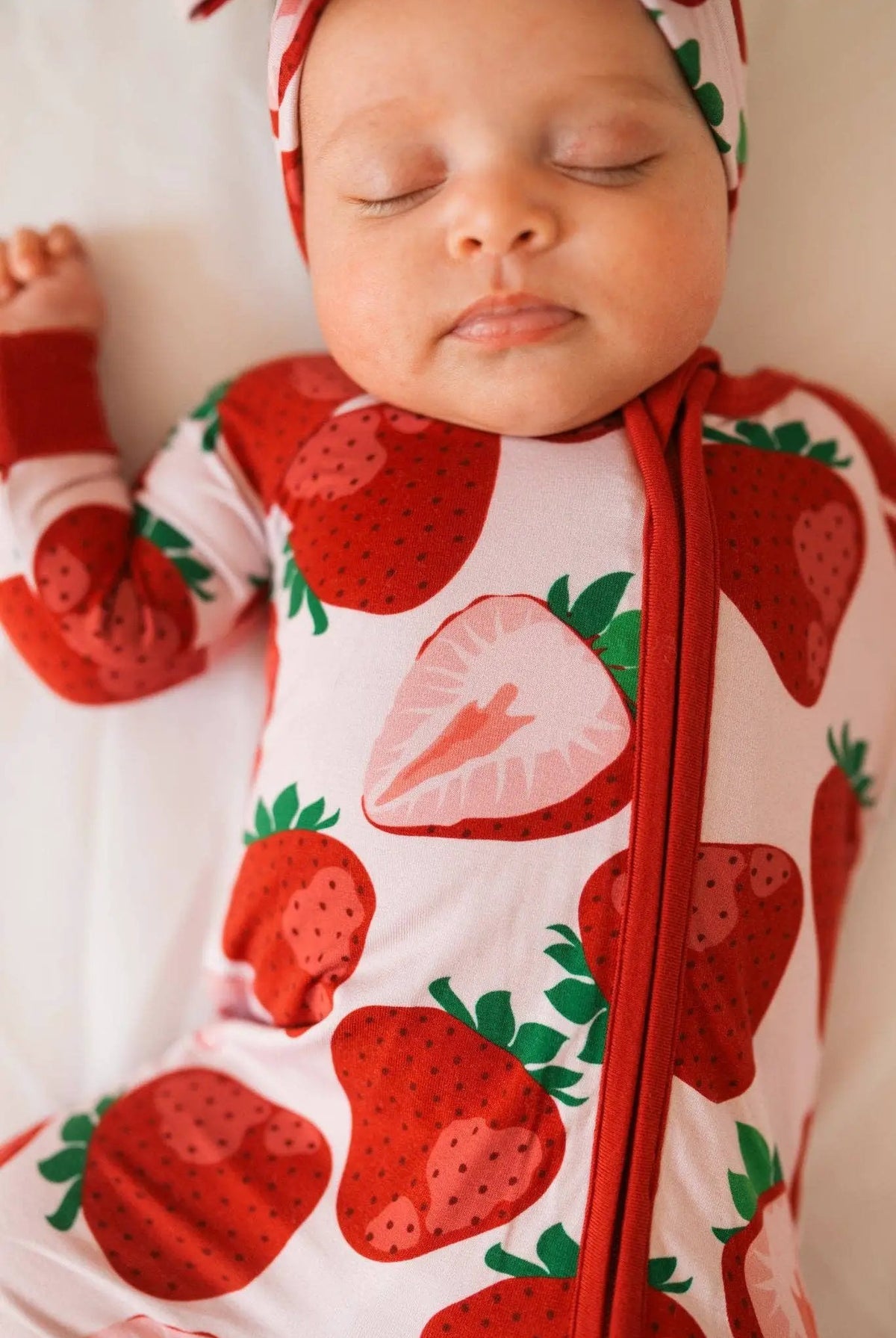 Jammie Session formerly Big Dreams Little Jammies Berry Sweet Bamboo Romper - Baby One-Pieces