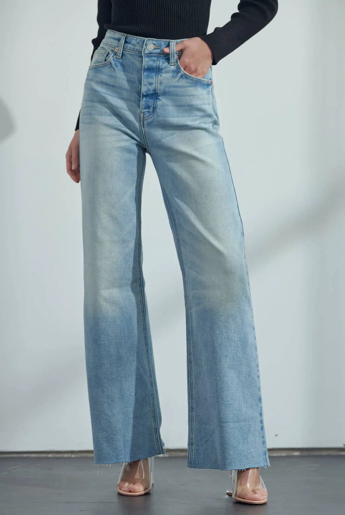 ARTEMIS VINTAGE Artemis Vintage 90'S Vintage Stretch Wide Leg Jeans - Jeans
