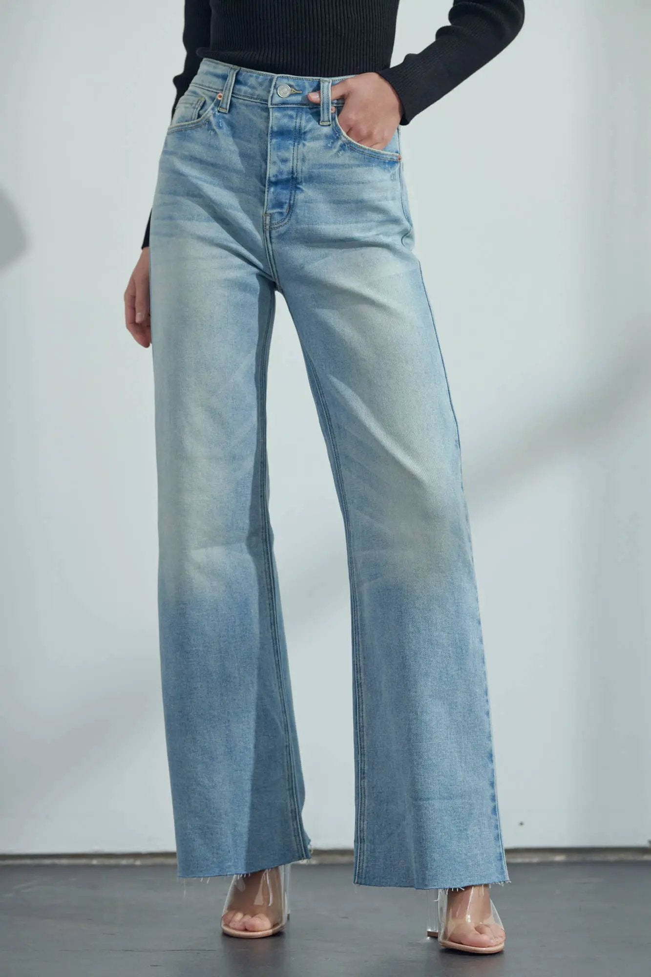 ARTEMIS VINTAGE Artemis Vintage 90'S Vintage Stretch Wide Leg Jeans - Jeans