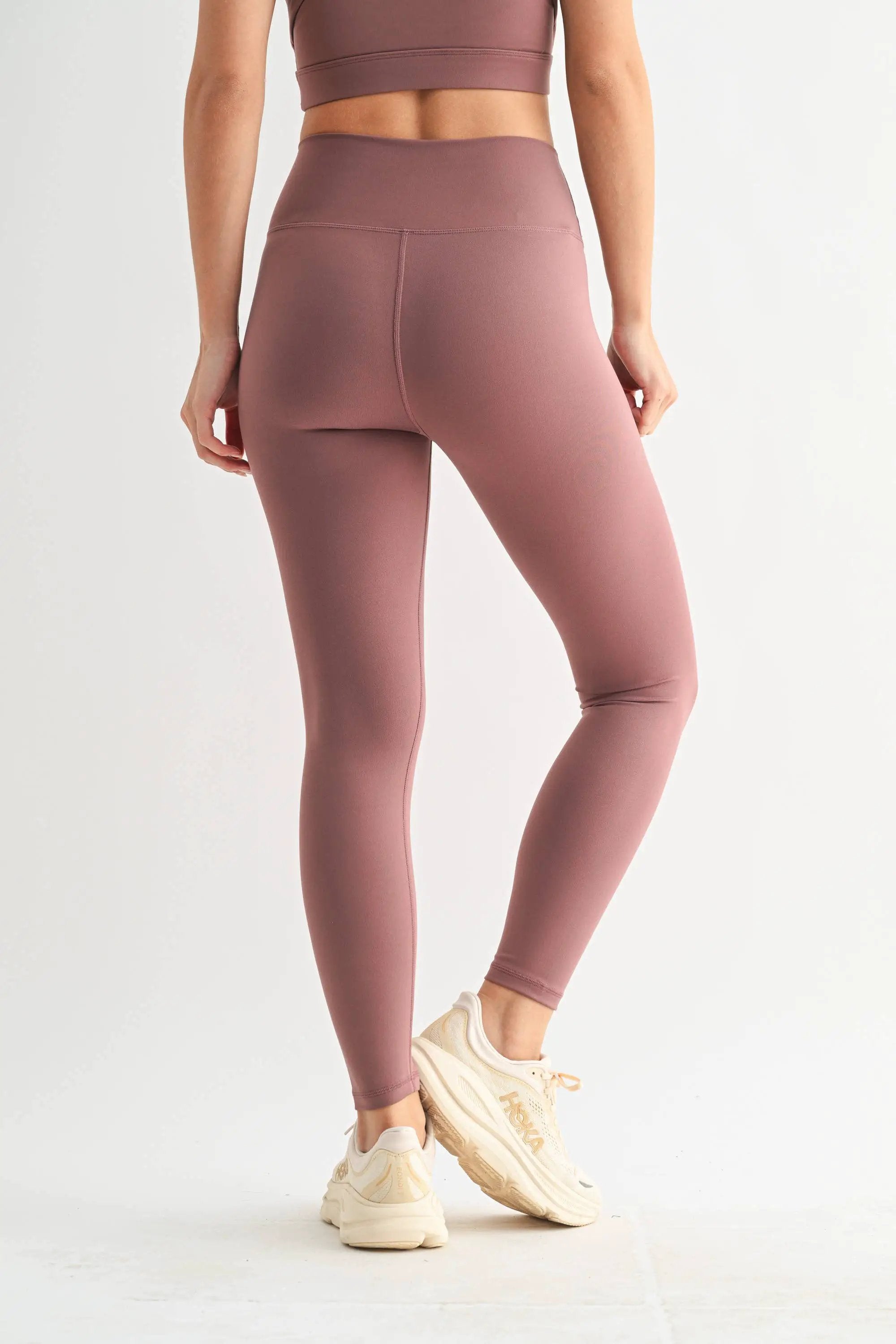 Mono B Mono B - Newport FlexForm Foldover High-Waisted Leggings - Leggings Mono B - Newport FlexForm Foldover High-Waisted Leggings