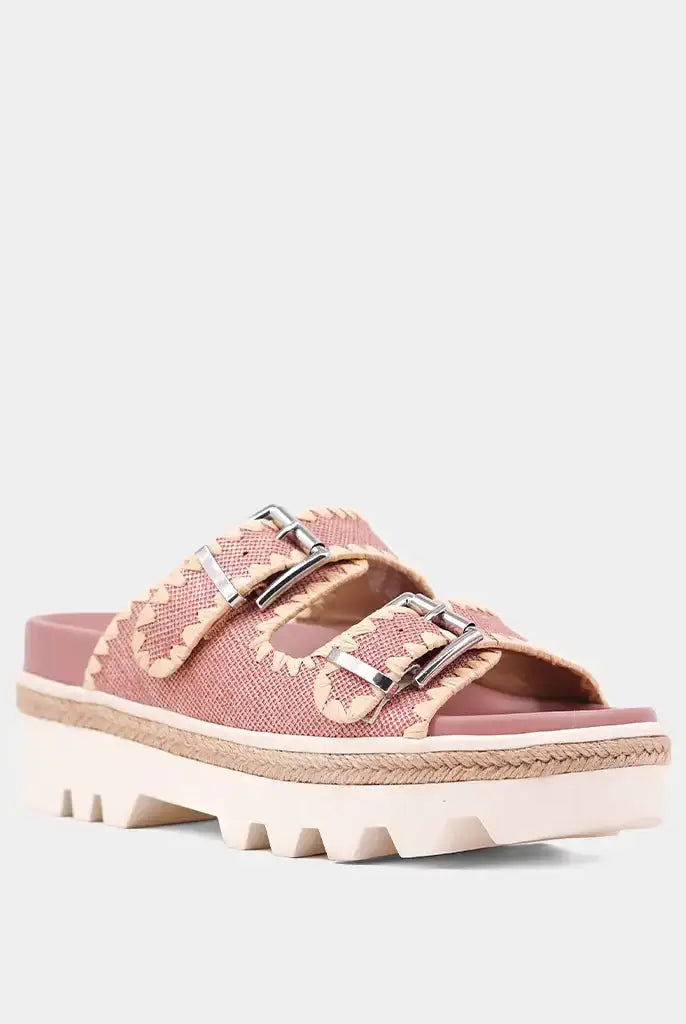 Shu Shop Shu Shop LAURA: Woven Blush - Sandals