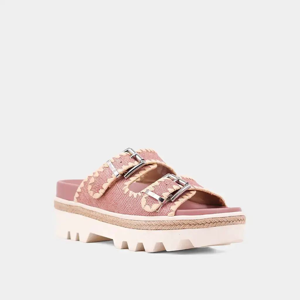 Shu Shop Shu Shop LAURA: Woven Blush - Sandals