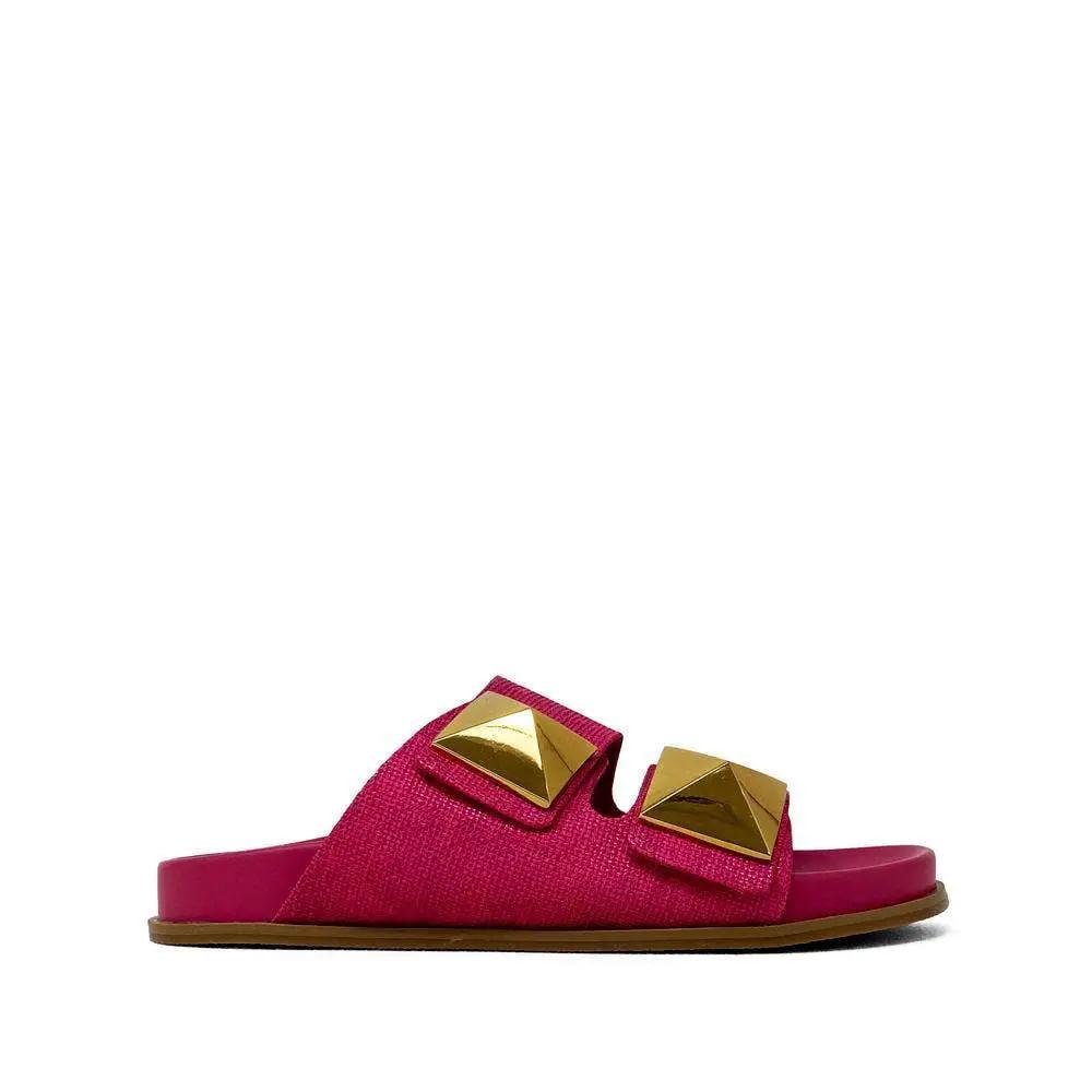 Shu Shop Shu Shop BERNARDA: Woven Fuchsia - Sandals