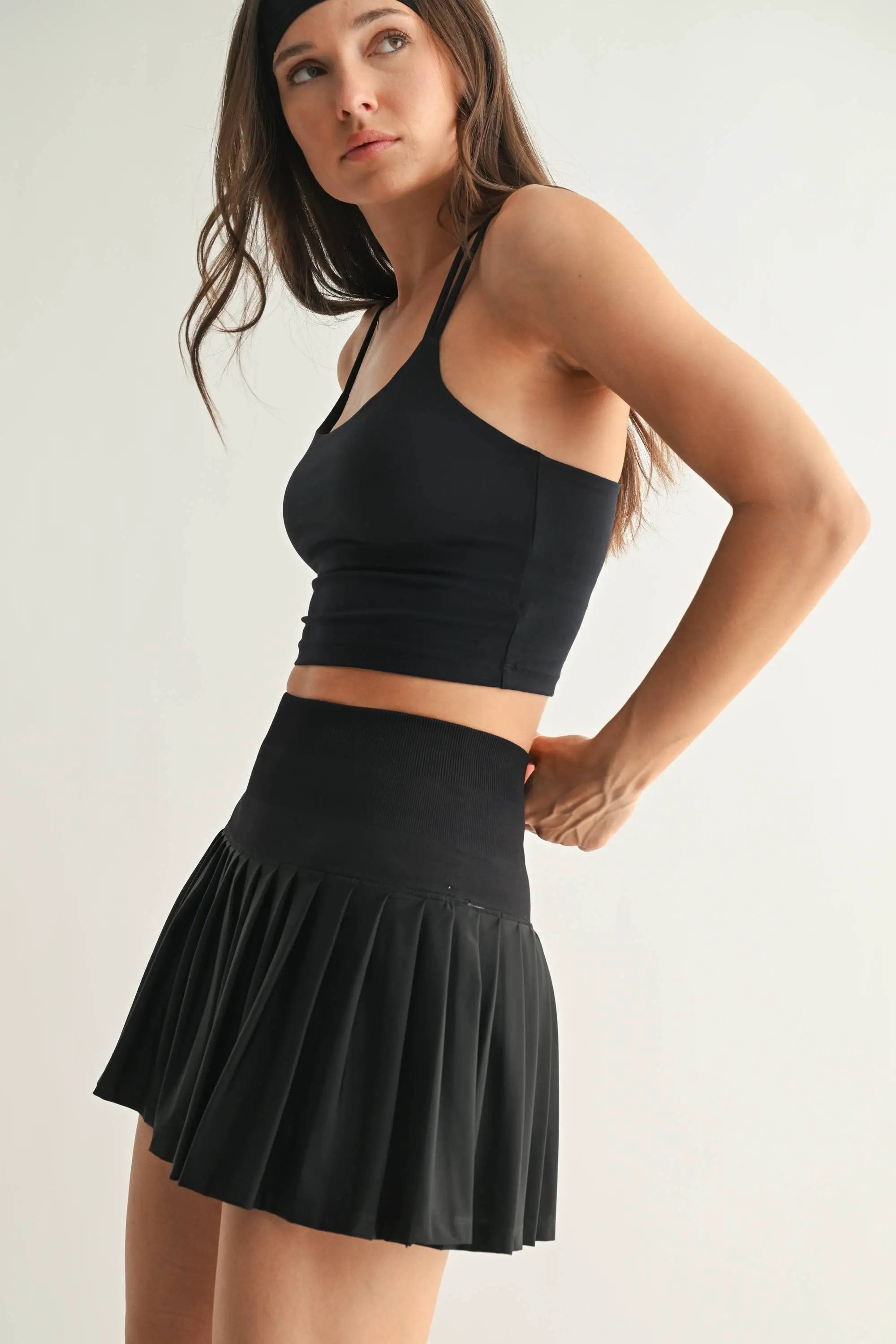 Mono B Mono B - Venice Cloud Light Criss-Cross Sports Bra - Sports Bras Mono B - Venice Cloud Light Criss-Cross Sports Bra