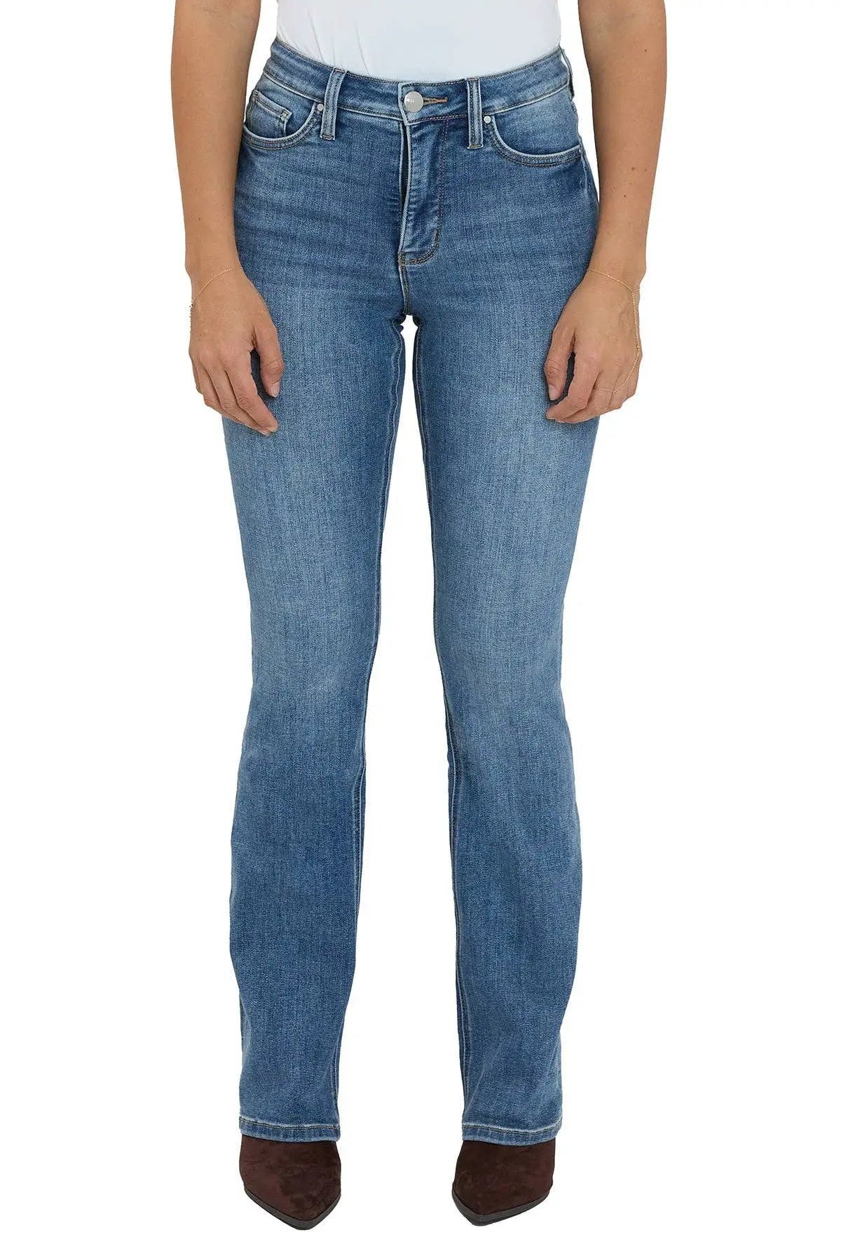 RFM Plus Mia High Rise Essential Slim Bootcut Jeans - Inseam Program: REGULAR - Jeans