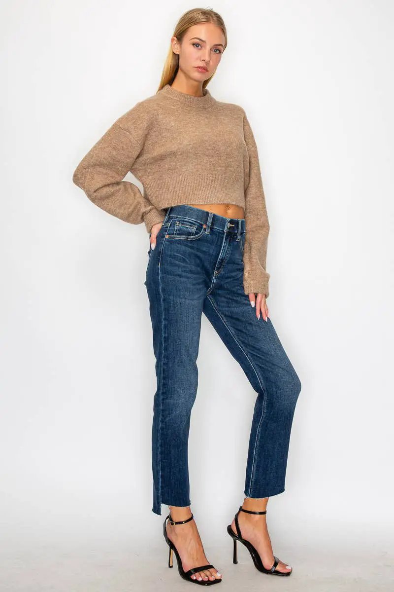 ARTEMIS VINTAGE Artemis Vintage Tummy Control High Rise Straight Jeans - Jeans