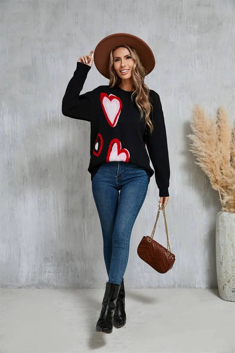 NINEXIS Heartbreaker Valentine Sweater - Sweaters Top