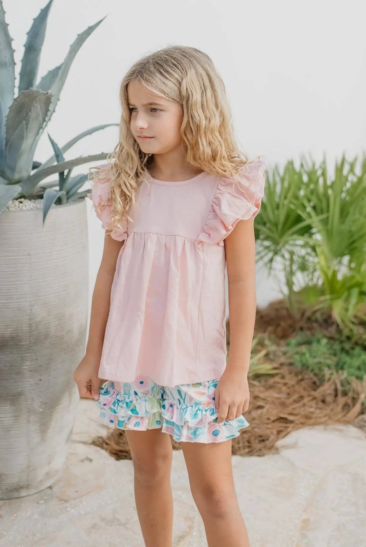 Adorable Sweetness The Sweet Peony Ruffle Set - Outfit Sets