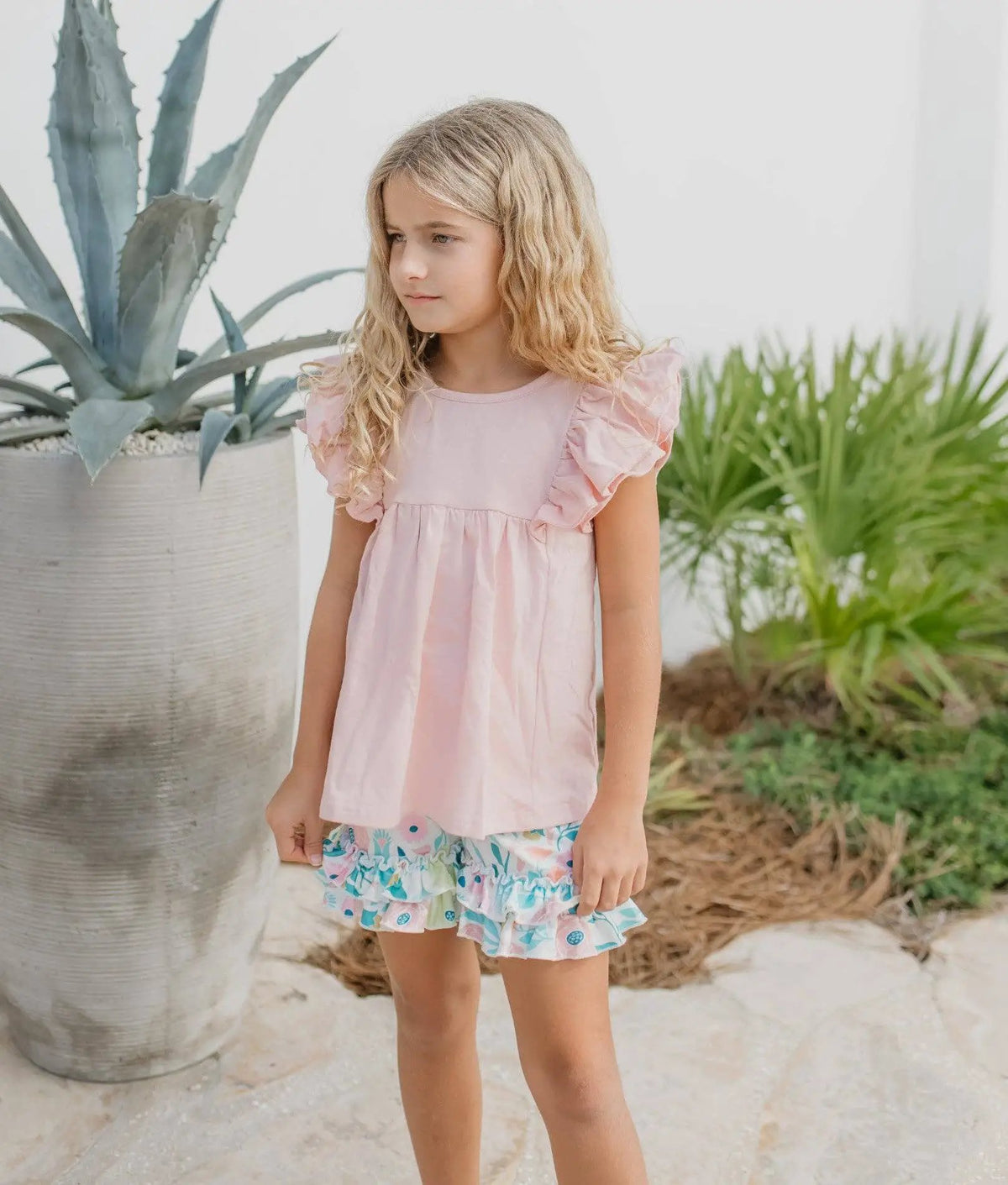 Adorable Sweetness The Sweet Peony Ruffle Set - Outfit Sets