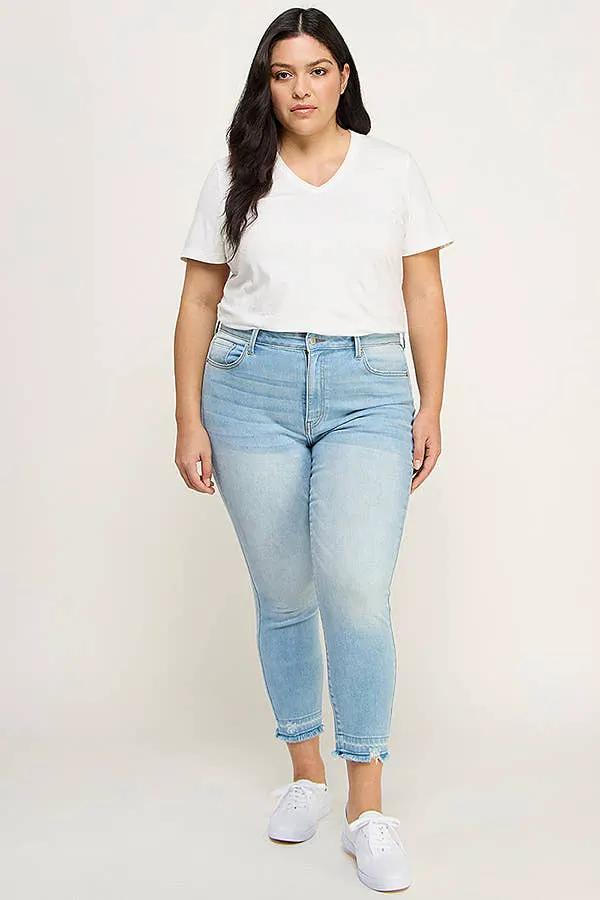 ARTEMIS VINTAGE Artemis Vintage High Rise Crop Skinny Jeans PLUS - Jeans