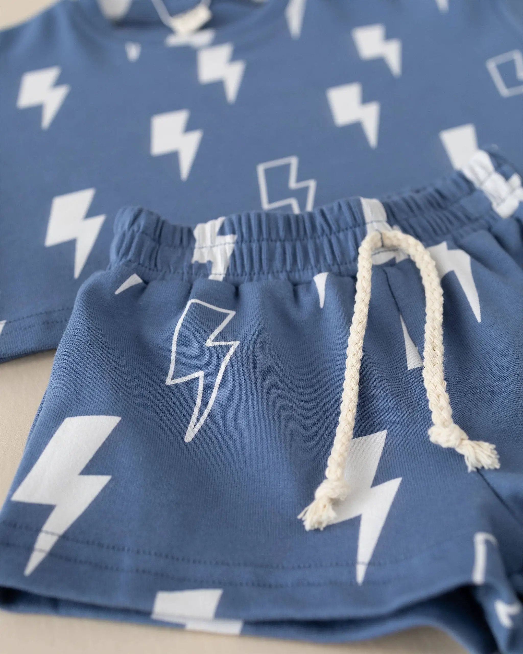 Lucky Panda Kids Blue Bolt Lounge Set - Baby & Children's Outfits
