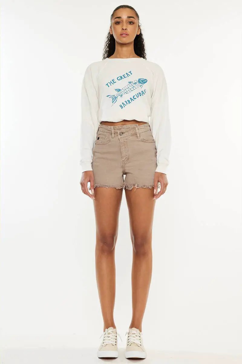 Kan Can USA KanCan 90’S CROSSOVER SHORTS - Shorts