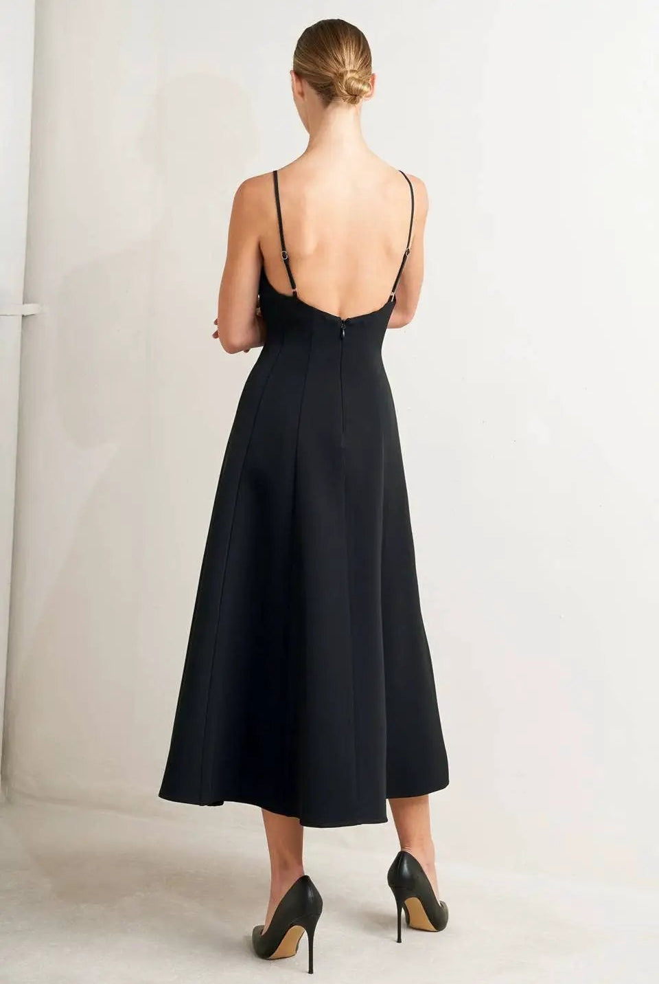FLYING TOMATO The Effortless Elegance Midi Dress - Dresses