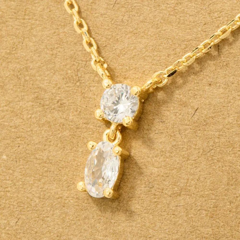 Fame Accessories The Silver Lining Necklace - Necklaces