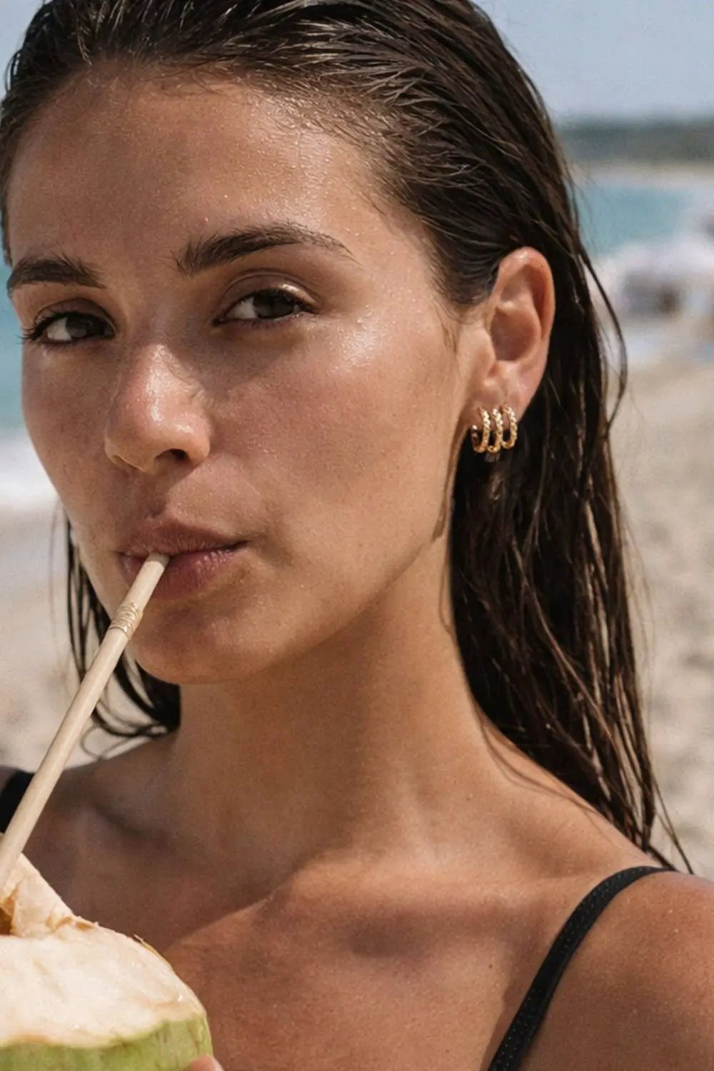 Panache Apparel Co. The Luxe Gold Small Triple Hoops - Earrings