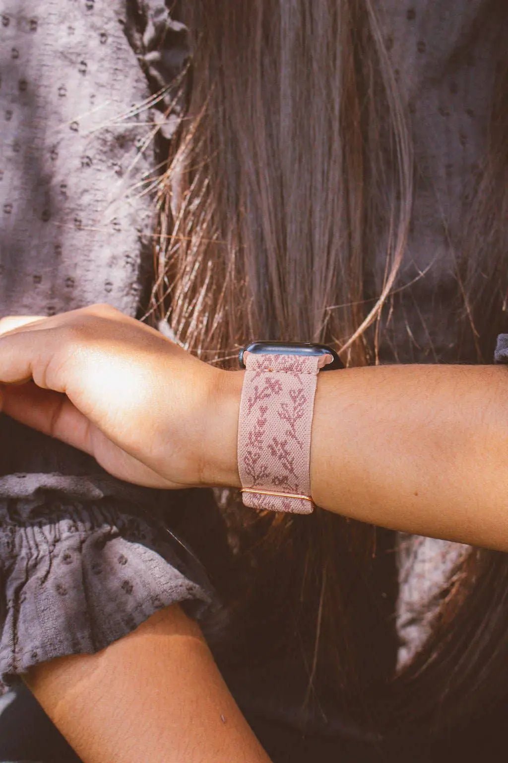 Shop ANDi Antique Rose Adjustable Elastic Watch Band - Watch Bands